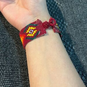 Handmade Mexican beaded bracelet
